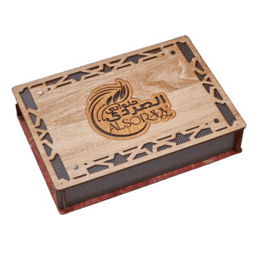 علبة حلاوة المولد خشب 1.5 كيلو
